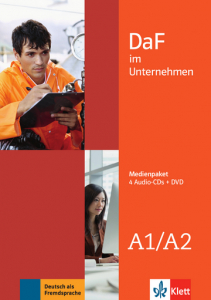 DaF im Unternehmen A1-A2Medienpaket (4 Audio-CDs + DVD)